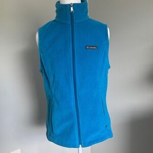 Columbia Turquoise Fleece Vest